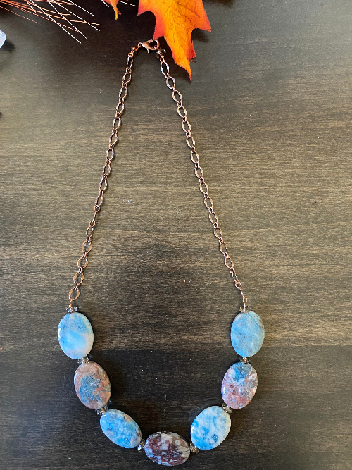 Copper & Gemstone Necklace